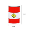 Miniature Oil Drum Model – Metal Desktop Decoration & Stationery Holder