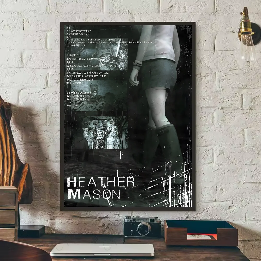 Silent Hill 3 Classic Game Poster – Waterproof Anime Wall Art Sticker