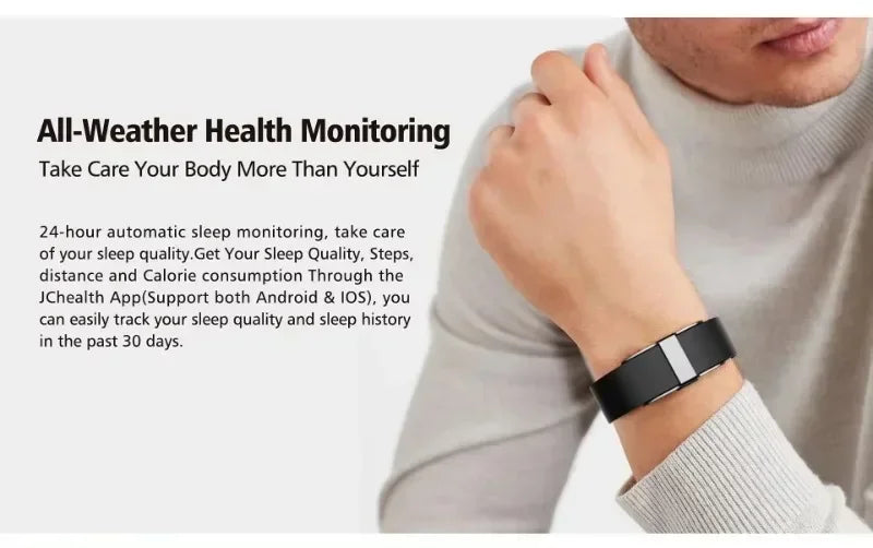 Smart Fitness Bracelet – Heart Rate, Blood Pressure & Sleep Monitor
