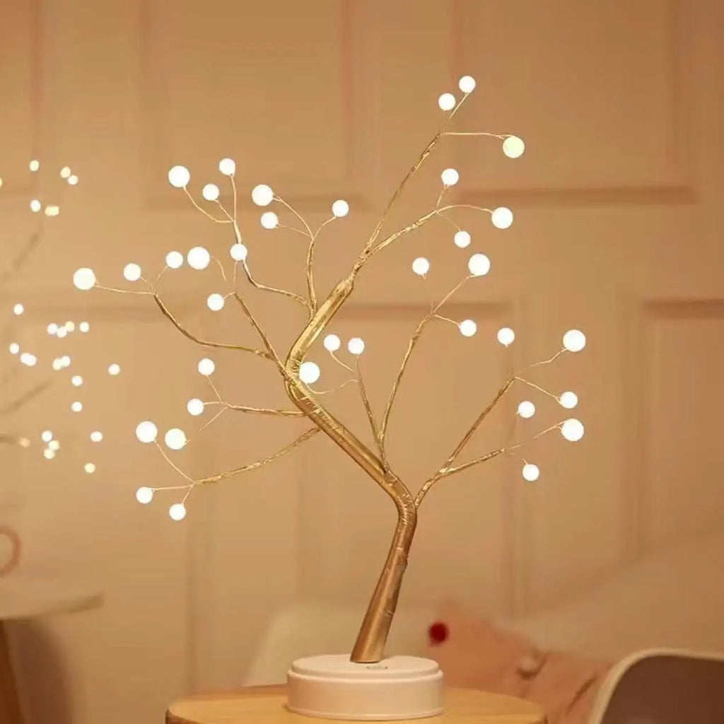 Cherry Blossom Bonsai LED Tree Lamp – Touch Sensor Night Light
