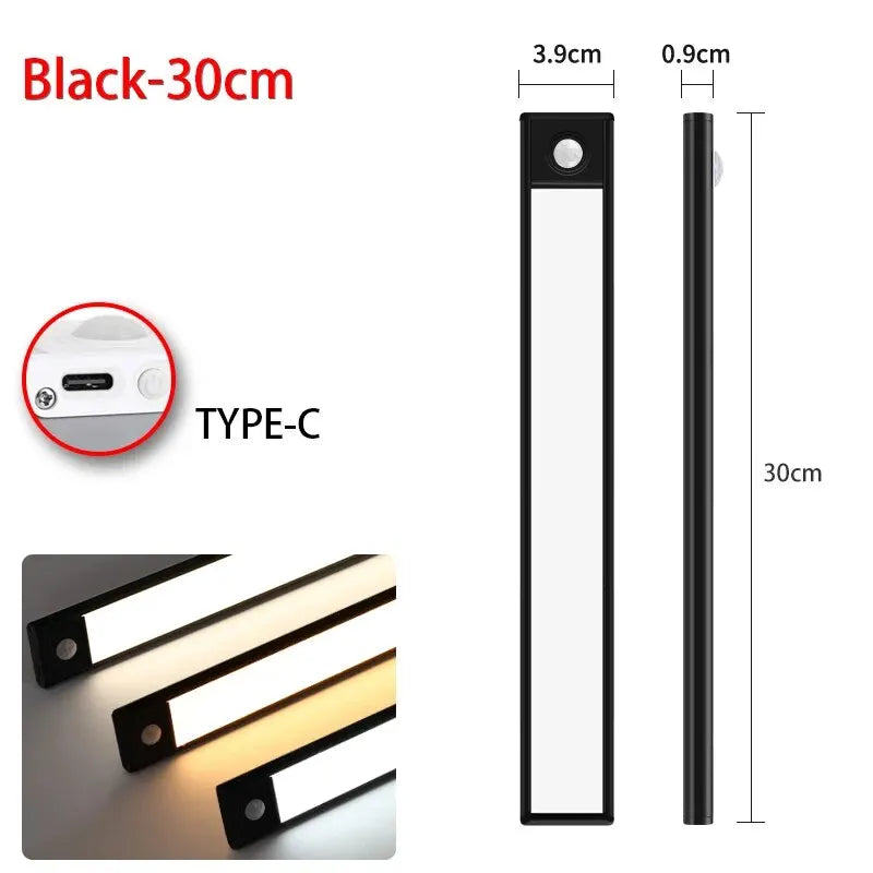 50cm LED Motion Sensor Under-Cabinet Light – Rechargeable Bar Light