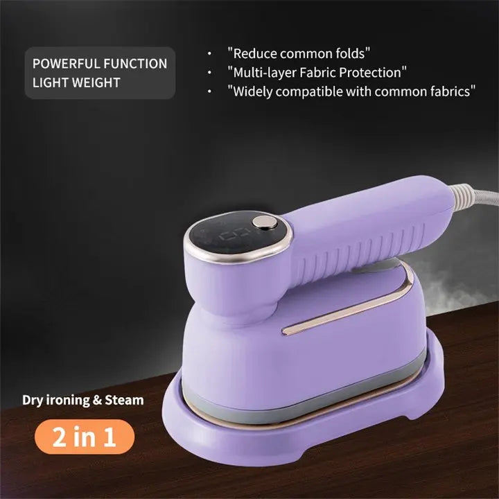 Portable Handheld Steam Iron – Wrinkle-Free Clothes in Seconds