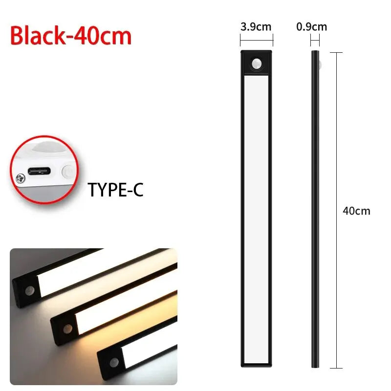 50cm LED Motion Sensor Under-Cabinet Light – Rechargeable Bar Light
