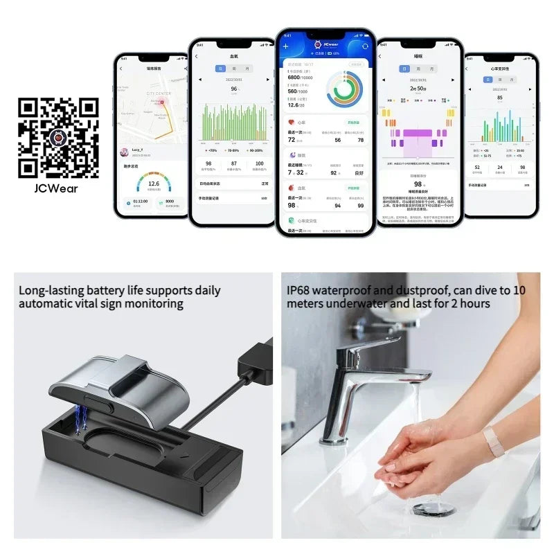 Smart Fitness Bracelet – Heart Rate, Blood Pressure & Sleep Monitor