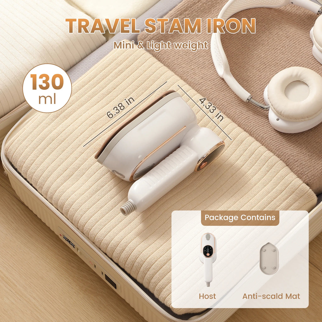 Portable Handheld Steam Iron – Wrinkle-Free Clothes in Seconds