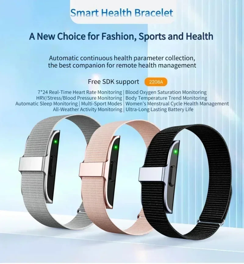 Smart Fitness Bracelet – Heart Rate, Blood Pressure & Sleep Monitor