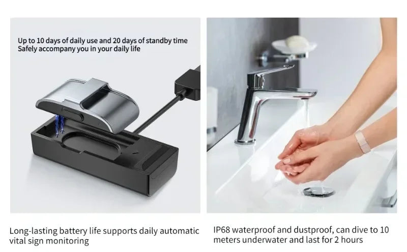 Smart Fitness Bracelet – Heart Rate, Blood Pressure & Sleep Monitor