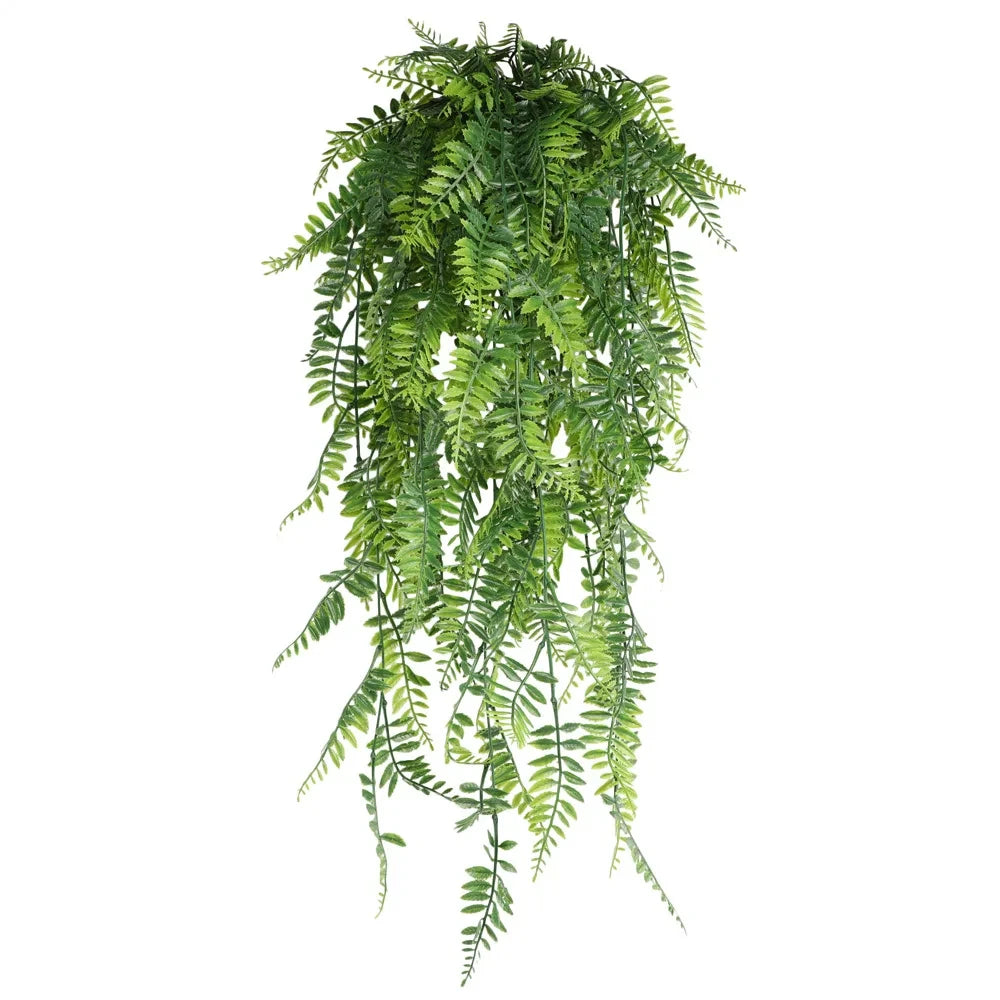 90cm Artificial Persian Fern Hanging Vine – Lush Plastic Leaf Garland for Home Decor