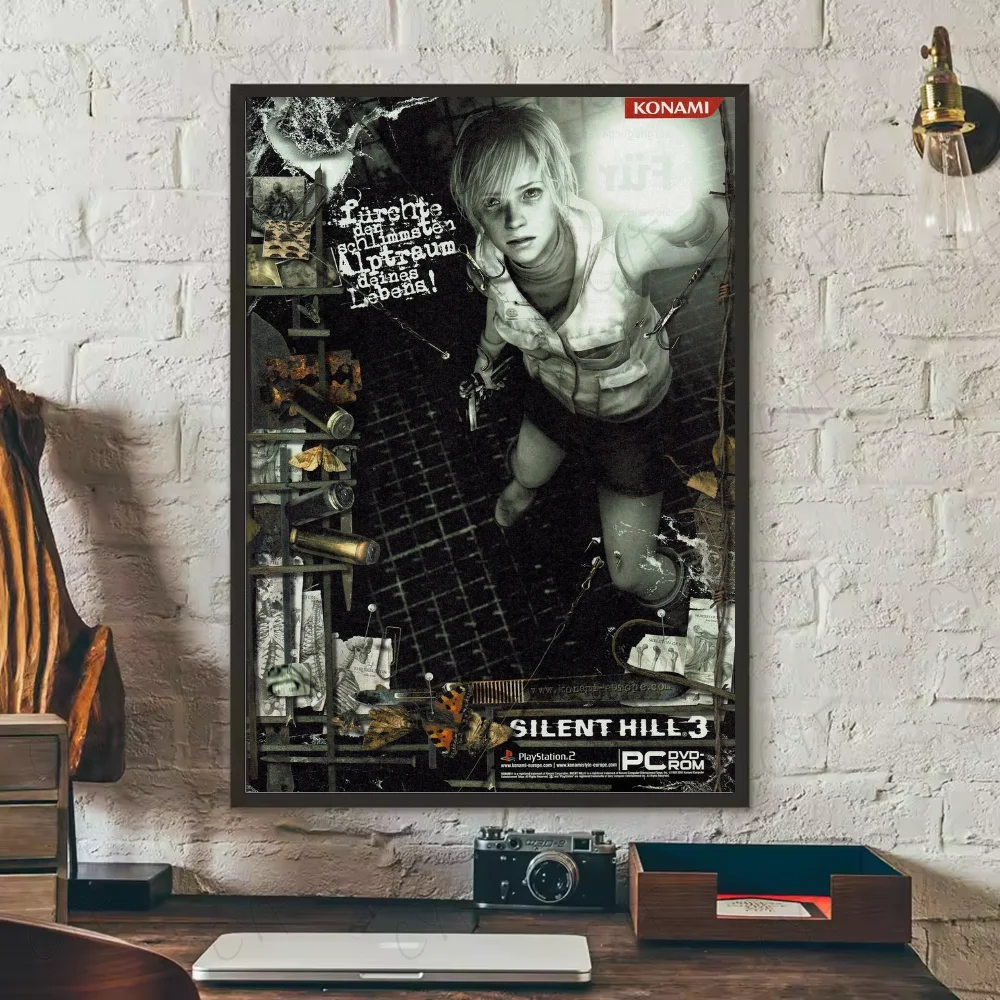 Silent Hill 3 Classic Game Poster – Waterproof Anime Wall Art Sticker