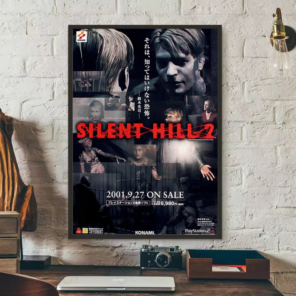 Silent Hill 3 Classic Game Poster – Waterproof Anime Wall Art Sticker