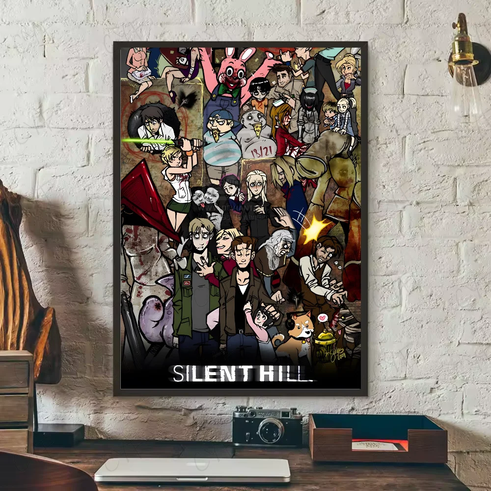 Silent Hill 3 Classic Game Poster – Waterproof Anime Wall Art Sticker