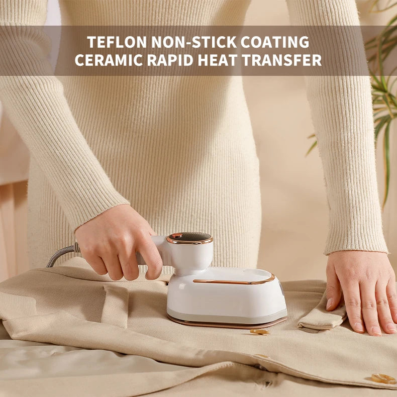 Portable Handheld Steam Iron – Wrinkle-Free Clothes in Seconds