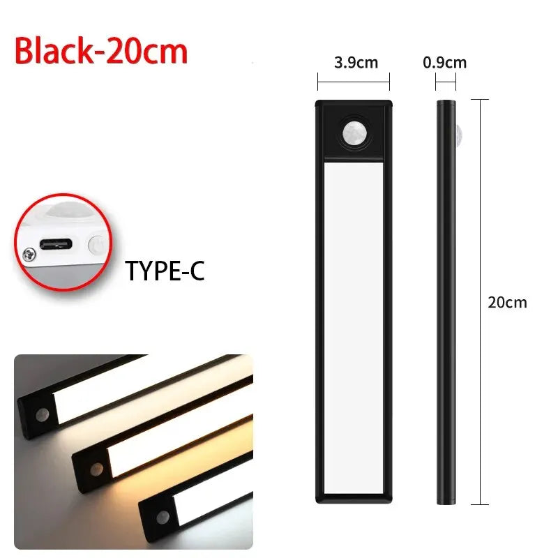 50cm LED Motion Sensor Under-Cabinet Light – Rechargeable Bar Light