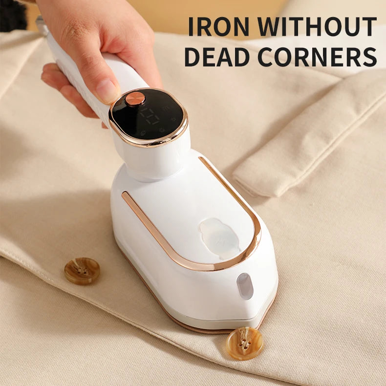 Portable Handheld Steam Iron – Wrinkle-Free Clothes in Seconds