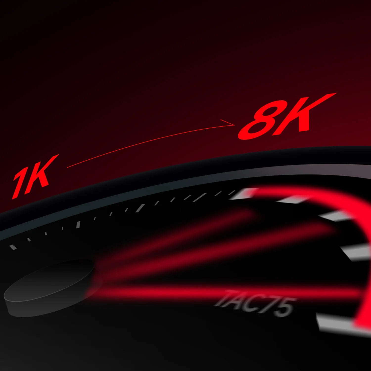 AKKO TAC75-HE, Magnetic Switch Keyboard – 75% Gaming Keyboard with Rapid Trigger & 8K Polling