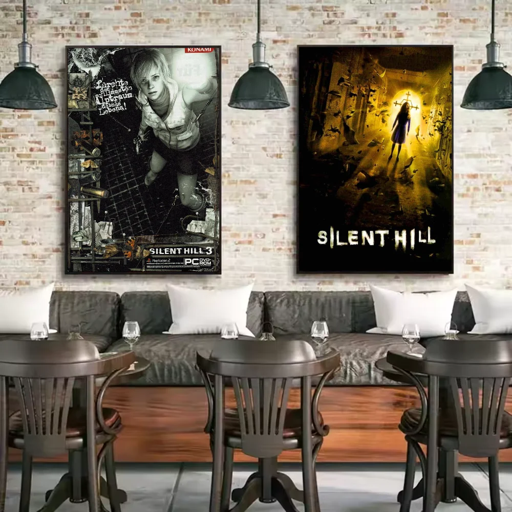 Silent Hill 3 Classic Game Poster – Waterproof Anime Wall Art Sticker