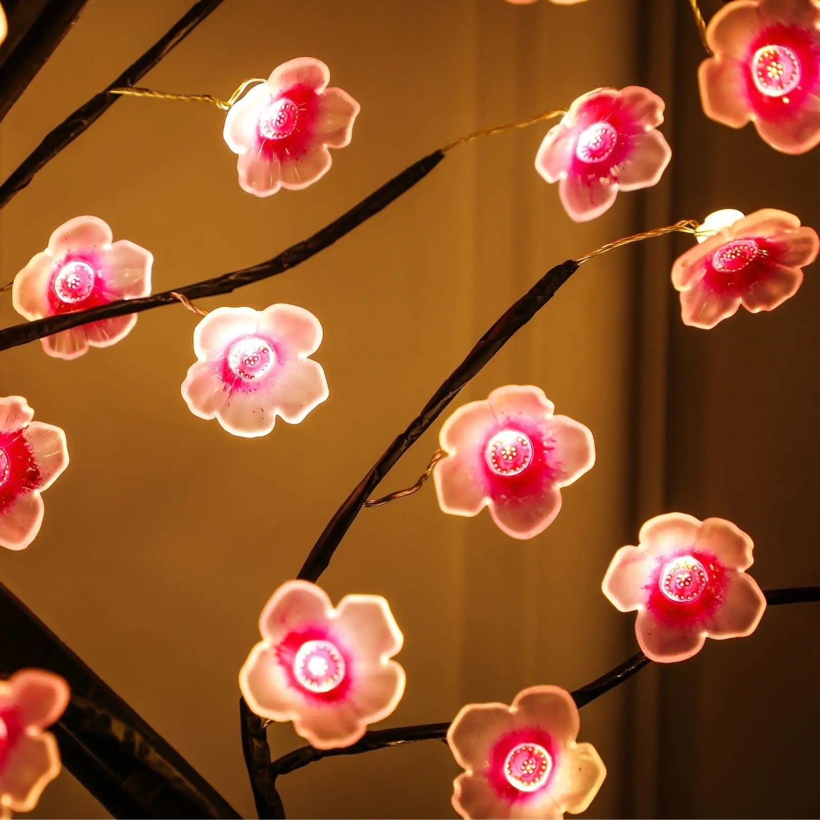 Cherry Blossom Bonsai LED Tree Lamp – Touch Sensor Night Light